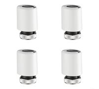 HOHOVYVY Servomoteur avec commande thermostatique 230 V AC IP54 Protection pour chauffage au sol Matériau ignifuge Compatible avec thermostat intelligent Blanc (4 pièces)