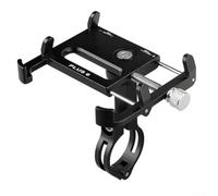 HOHOVYVY Support de téléphone robuste en alliage d'aluminium pour Plus 6 rotation à 360 degrés, design anti-vol, convient à la plupart des tailles de guidon (noir)