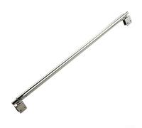 HOHOVYVY Support mural stabilisateur pour paroi de douche, barre de maintien réglable en acier inoxydable 400-600 mm pour épaisseur de verre de 8 à 12 mm (pinces double)