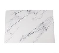 HOHOVYVY Tapis de bain antidérapant en pierre de diatomite et PU 60 x 40 cm à séchage rapide absorbant avec dos en caoutchouc pour cuisine, buanderie et entrée (blanc)