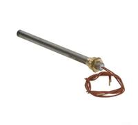 HOHOVYVY Tige d'allumage 350 W en acier inoxydable pour poêles à granulés HAAS & Sohn - Pièce de rechange avec 12,5 mm de diamètre et 170 mm de longueur - Puissance de chauffage 230 V