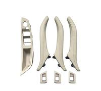 HOHPMGFGNN Cache Poignée Pour BMW 5 Série F10 F11 F18 520i 523i 525i 528i 535i LHD RHD Accoudoir Intérieur Poignée De Porte En Cuir Assemblage(LHD OYSTER)