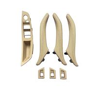 HOHPMGFGNN Cache Poignée Pour BMW 5 Série F10 F11 F18 520i 523i 525i 528i 535i LHD RHD Accoudoir Intérieur Poignée De Porte En Cuir Assemblage(LHD BEIGE)