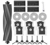 HoHumoca Kits d'accessoires pour Dreame L10s Pro Ultra Heat /L10s Ultra Gen 2 /X30 Ultra, pour Mova E30 Ultra, 1 Brosse Principale 6 Sacs à Poussière 4 Filtres 6 Brosses Latérales 4 Serpillière