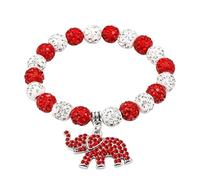 HohuzSruk Bracelets À Breloques Mignons - Accessoire De Poignet Cadeau Fête,Bracelets d'Amitié avec Pendentif Éléphant,Pour ole Usage Cérémonie Remise Des Diplômes Vacances Fête
