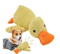 HohuzSruk Jouet couineur en forme de canard pour chien, 45 x 12 x 38 cm, jouet apaisant en forme de patte d'amour pour chien, jouet en peluche pour chiens, coussin apaisant rembourré durable avec son