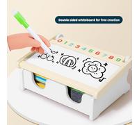 HohuzSruk Matériel De Mathématiques, Jeu Éducatif en Bois, Tableau De Dessin Arithmétique, pour Garçons et Filles Développement Éveil Anniversaire Noël École Maternelle