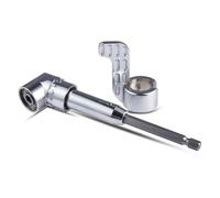 HOHXEN Adaptateur pour Perceuse à Angle Droit 105 Degrés, Adaptateur Magnétique à Angle Droit pour Tournevis 1/4 Pouce Hexagonal Adaptateur Magnétique pour Perceuse Outil à Mandrin