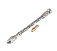 HOHXEN Mini Perceuse à Main 0.2-2mm, Perceuse Manuelle Semi-Automatique avec 1 Mandrin, pour L'artisanat Percer Des Trous Dans la Résine Époxy, le Bois, la Bijouterie, le Modélisme, la Sculpture DIY