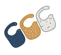 HOHXFYP Bavoirs pour Bébé, 3 Pièces Bavoirs pour Bébé en Coton Animal Mignon Unisexe, Bavoirs pour Bébé Unisexe pour Tout petits, Nouveau nés, Filles, Garçons 7,9 X 9,8 Pouces(Dachshund-UN)