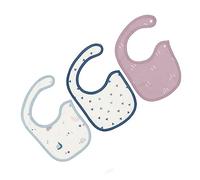 HOHXFYP Bavoirs pour Bébé, 3 Pièces Bavoirs pour Bébé en Coton Animal Mignon Unisexe, Bavoirs pour Bébé Unisexe pour Tout petits, Nouveau nés, Filles, Garçons 7,9 X 9,8 Pouces(Snails-UN)