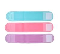 HOHXFYP Gel Hydratant Anti Âge pour Le Cou, Paquet de 3 Patchs Réutilisables Contre Les Rides Du Cou Avec Conception Anti Fuite, Coussinet Anti Rides pour Améliorer L'Absorption de la Crème