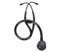 HOHXFYP Stéthoscope À Double Tête, Stéthoscopes de Cardiologie Portables en Acier Inoxydable Avec Embouts Auriculaires en Silicone Souple pour Enfants et Adultes, Usage Clinique et Domestique