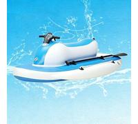 Hoiaost Scooter sous-Marin Électrique Gonflable Combiné, Moteur De Kayak 500w/700w, Vitesse Maximale De 11 Km/H, Autonomie De 160 Min, Double Stabilisateur, Moteur Sup pour Plongée Et Snorkeling 700W