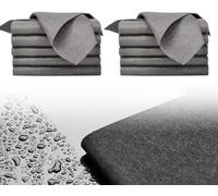 HOIDOKLY Chiffon de Nettoyage Magique épais, Tissu de Nettoyage en Microfibre réutilisable. Chiffon Non Pelucheux pour Maison, fenêtre, Verre Miroir et Voitures. (30 x 40 cm) (10)