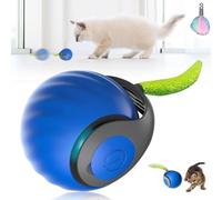 HOIDOKLY Jouet interactif pour chat d'intérieur 2025 Tail Speedy Tail 2.0 - 4 queues - Speedy Tail 2.0 - Boule automatique - Jouet pour chat (bleu)