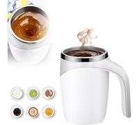 HOIDOKLY Tasse à café avec brassage magnétique automatique, nouvelle tasse à café auto-mélangée en acier inoxydable 2025, tasses à café avec brassage magnétique rechargeables portables pour la maison
