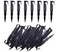 HOINCO 50pcs 16mm PE Tuyau d'irrigation Piquet d'ancrage serré, Irrigation Goutte à Goutte Tuyau Souple Pile pour Le Soutien des Plantes, Tuyau Fixe pour Le Sol du Jardin. (50)