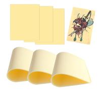 HOINCO Tattoo Skin Practice Kit 3MM,6Pcs Thick Tattoo Fake Skin,11.81x7.87" Soft Practice Skin for Beginners and Experienced Artists Tattoo Supplies