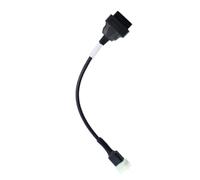 Hoite Câble adaptateur OBD2, outil d'analyse, câble de diagnostic OBD 6 broches vers 16 broches pour lecteurs de scanner de diagnostic de moto Kawasaki