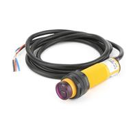 Hoite Capteur photoélectrique, capteur photoélectrique à réflexion diffuse infrarouge CC 6-30 V, 3 conducteurs NPN normalement ouvert, distance de détection 7-30 cm