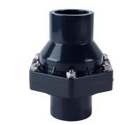 Hoite Clapet anti-retour polyvalent en PVC-U DN32 (Φ40 mm) - Convient pour une installation horizontale/verticale dans les systèmes d'eaux usées, les bassins à carpes koï et les sous-sols