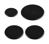 Hoite Ensemble de 4 couvercles de brûleur universels pour cuisinière à gaz (55 mm, 75 mm, 100 mm) pour brûleurs plats à surface concave. Accessoires pour cuisinières à gaz.