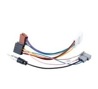 Hoite Faisceau de câbles d'autoradio 20 broches, connecteur ISO, adaptateur de câble d'antenne, compatible avec Nissan Qashqai J10 Versa Cube Sentra X-Trail