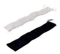 Hoite Lot de 2 housses pour flûte à bec soprano, idéales pour flûtes, clarinettes, noires et beiges