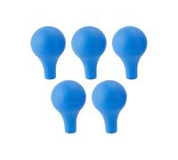 Hoite Lot de 5 ampoules de pipettes en caoutchouc naturel pour tubes de mesure, compte-gouttes, transfert de liquide en laboratoire chimique