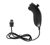 Hoite Manette filaire Nunchuck à mouvement pour console de jeux vidéo, couleur noire