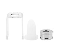 Hoite Moule à rouge à lèvres 12,1 mm, durable, facile à utiliser, en silicone, fait maison, kit d'outils en plastique pour baume à lèvres