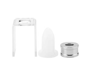 Hoite Moule à rouge à lèvres 12,1 mm, durable, facile à utiliser, en silicone, fait maison, kit d'outils en plastique pour baume à lèvres