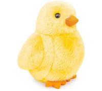 Hoite Peluche poussin jaune 12 cm, petit jouet mignon de ferme en peluche réaliste, simulation sauvage, super doux, décoration de chambre à coucher, cadeau d'anniversaire