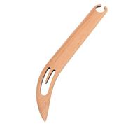 Hoite Petite navette de tissage en bois biseautée, outils de métier à tricoter artisanaux, navette pour le tissage, accessoires d'artisanat de bricolage (motif tête courbée)