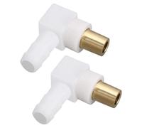 Hoite Raccord de tuyau coudé pour carburateur, 2 pièces, 692317 493496 494451, pour souffleuse à neige, tracteur à gazon