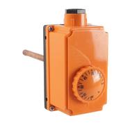 Hoite Thermostat à immersion, filetage mâle G1/2, thermostat pour conduite d'eau chaude, régulateur de température, démarrage haute température 0-90 °C, pour la surveillance du chauffage