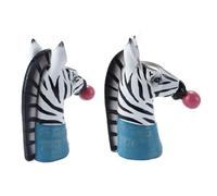 Hoite Vase En Résine Avec Tête D'animal Soufflant Des Bulles, Vase À Fleurs Sèches Avec Visage D'animal, Jardinière En Résine (zèbre)