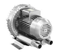 Hoixin Electrique Souffleur Ventilateur Soufflerie À Vitesse Souffleur de Forge 120-1500W Alliage d'aluminium Idéal à des Fins commerciales telles Que la Pisciculture en Usine(30x29x30cm(750W))