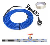 Hojalis 4M Câble Chauffant Antigel, 25W 230V Cordon Chauffant Antigel,Autorégulant Cable Chauffant Antigel,Cable Chauffant Plante, Câble Chauffant Étanche Pour Tuyauterie,pour Protéger Conduites d'Eau