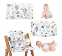 Hojalis Coussin Chaise Haute Bébé Highchair Pad Select, Coussin Anti-Dérapant Pour Chaise Haute Avec Jolis Graphismes, Coussin De Chaise Haute En Bois Antidérapant, Facile à Nettoyer