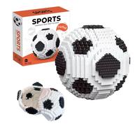 Hojalis Kits De Construction De Football, 850 Pièces Puzzle 3D Foot, Football Jouets Enfant Convient, Jouet éducatif Miniature 3D pour Adultes, Football Jouets Enfant Convient Aux Enfants
