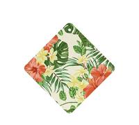 Hojas Tropicales Y Flores Printing Lot de 10 désodorisants de voiture à suspendre avec corde pour voiture, maison