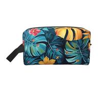 Hojas Tropicales Y Flores Trousse de toilette pour homme et femme Motif floral