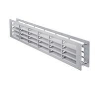 Hoju HOJU Grille de ventilation de salle de bain L 457 mm, H 92 mm aluminium blanc Quantité:1