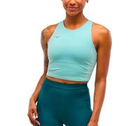 Hoka - Brassière de running - W Elaro Crop Bra Druzy pour Femme - Taille L - Gris Gris L