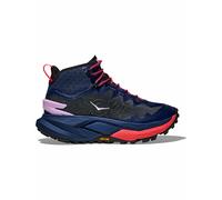 Hoka - Chaussures de randonnée journée - Mafate Hike W Midnight Blue/Neon Flame pour Femme - Taille 37 1/3 - Violet Violet 37 1/3