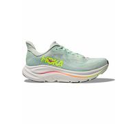 Hoka - Chaussures de running - Clifton 10 W Sea Glass/Neon Flame pour Femme - Taille 40 2/3 - Gris Gris 40 2/3