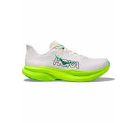 Hoka - Chaussures de running - Mach 6 M White/Neon Lime pour Homme - Taille 10 US - Blanc Blanc 10 US