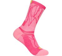 Hoka Clifton Crew Run Sock Chaussettes XL Rose